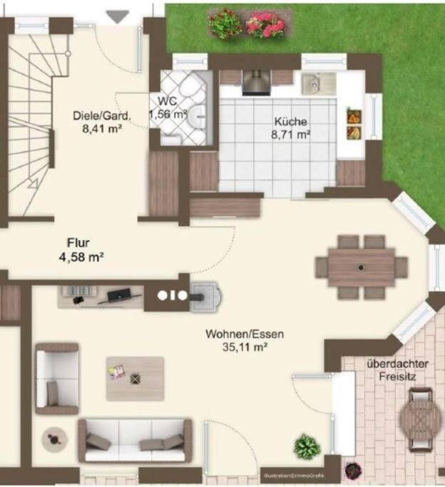 Phantastisches Haus Mit Pool Direkt In Muenchen Buitenkant foto